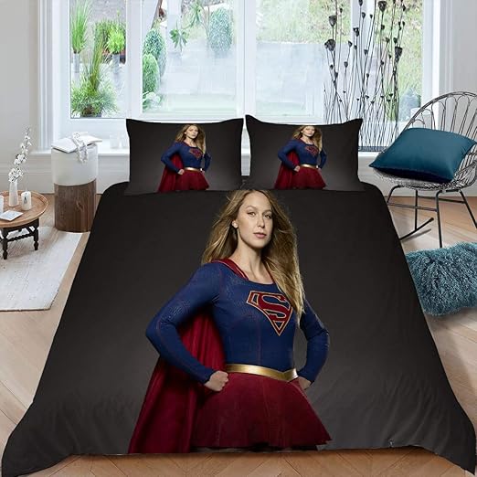 supergirl bedding set