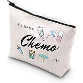 WCGXKO Chemotherapy Treatment Gift for Women All Of My Chemo Shit Cancer Awareness Emergency Bag (My Chemo Shit)