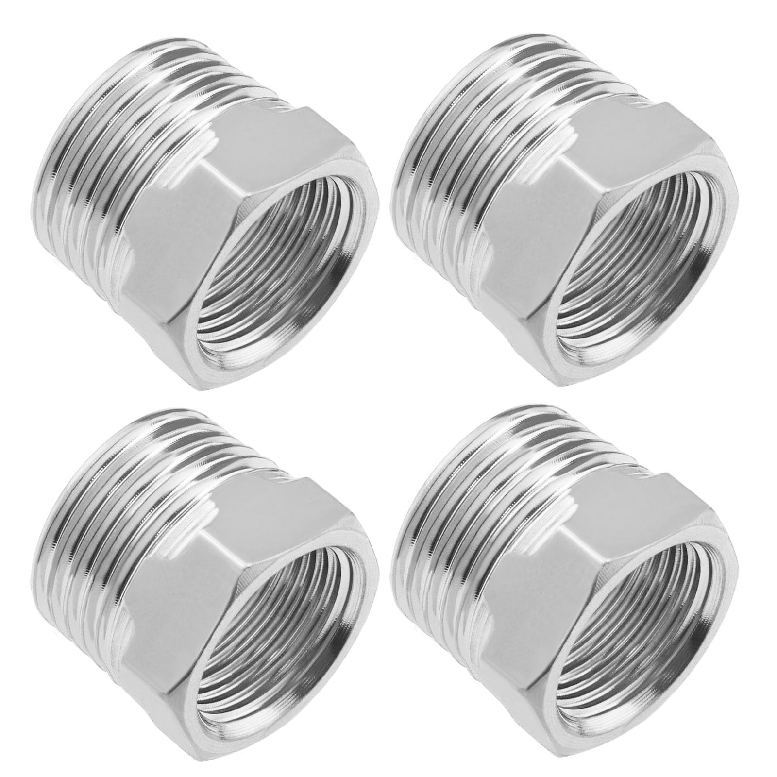 Be In Your Mind 4Pcs 1/2 Male to 3/8 Female Connector Water Pipe Reducer Fittings Thread Reducer Accessories for Pipes Radiators Water Tanks Sanitary Facilities