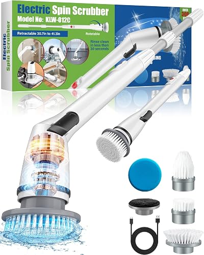 Art Institute Glitter Power Scrubber Electric Spin Brush USB Rechargeable 5