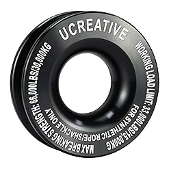 Ucreative Winch Snatch Recovery Ring 66,000 lbs for