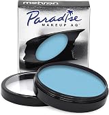 Mehron Paradise Makeup AQ Face Body Paint Pro Size Light Blue Water Activated