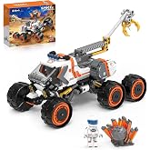 Space Explorer Rover Building Block Sets, City Space Vehicles Toys, 643PCS | with Robotic Arm, Ores &amp; Astronaut, STEM Toy, Ideal Gift for Boys 8-12