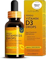 Nutravita Vitamin D3 Drops 60ml 2000 Drops 1000IU per Drop view 1