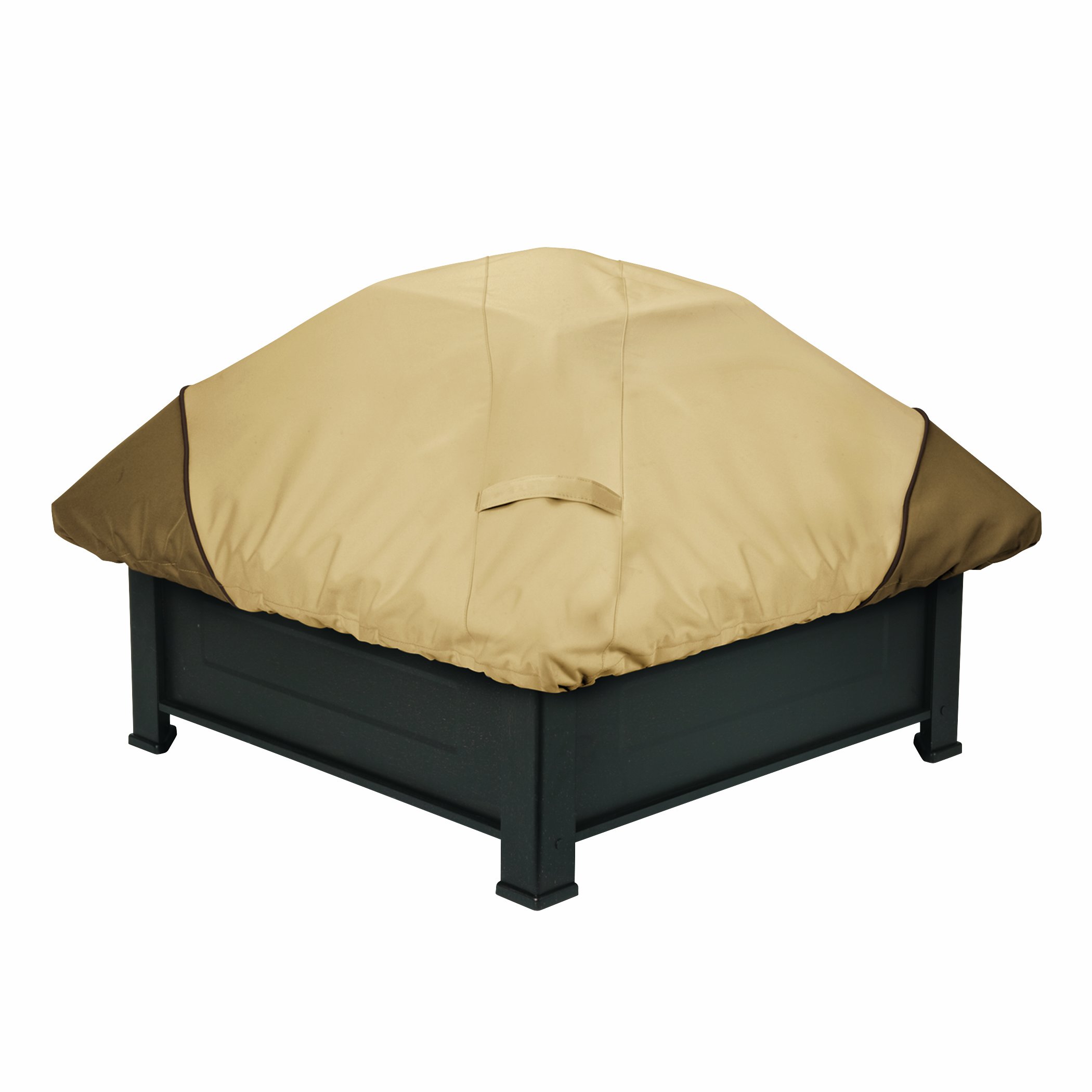 Classic Accessories 71942 Veranda Square Fire pit Cover, Pebble