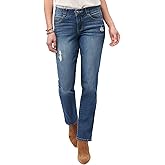 Democracy Womens Ab Solution High Rise Straight Leg Jean