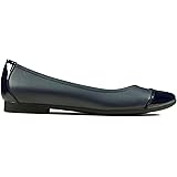 Clarks Womens Ballet Flats Pumps Shoes Atomic Haze Navy Combi