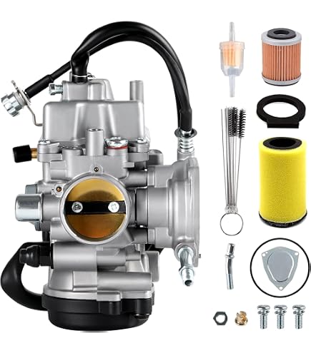 Lablt Carburetor Carb Kit Replacement for Yamaha Big Bear Wolverine Kodiak Grizzly 400 YFM 400 YFM400 2000 2001 2002 2003 2004 2005 2006 ATV