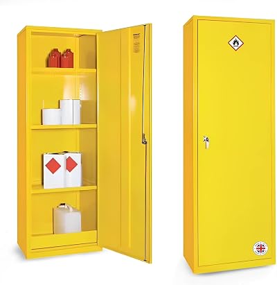 Horison Industries COSHH Cabinet 1830x610x457mm Fireproof Lockable Metal Storage