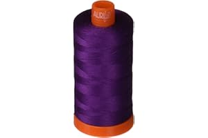 AURIFIL USA 1,422yd-Medium Aurifil Mako Cotton Thread Solid 50wt 1422yds, Medium Purple