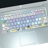 WSLUCKO Keyboard Cover Skin for HP Chromebook 11 x360 11.6,G2/G3/G4/G5/G6 EE/G7 EE 11.6, 14-ca 14-ak14-X Series/HP Chromebook 14 G2 G3 G4 Keyboard Protector,Cute Cat