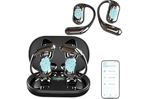 IGNALU Language Translator Earbuds, Translating Earbuds Real Time, 3-in-1 Translation Earbuds with 144 Languages Online, Translator Earbuds Ideal for Travel Business Learning (Gray)