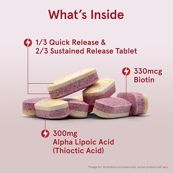 JARROW FORMULAS® ALPHA LIPOIC SUSTAIN WITH BIOTIN, 300 MG ALPHA LIPOIC ACID, UNIVERSAL ANTIOXIDANT, DIETARY SUPPLEMENT, 60 VEGAN TABLETS, UP TO A 60 DAY SUPPLY