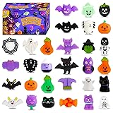 30 Pack Halloween Mochi Squishy Toys, Mini
