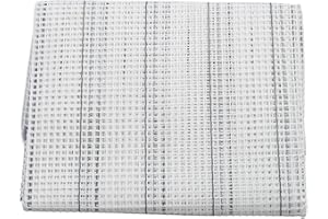 HERCHR Latch Hook Canvas,Rug Making Canvas Latch Hooking Mesh Fabric Blank Rug Hooking Mesh Canvas Kit DIY Mesh Sheet Multipurpose Rug Hooking Mesh for Embroidery Knit(100 * 150cm)