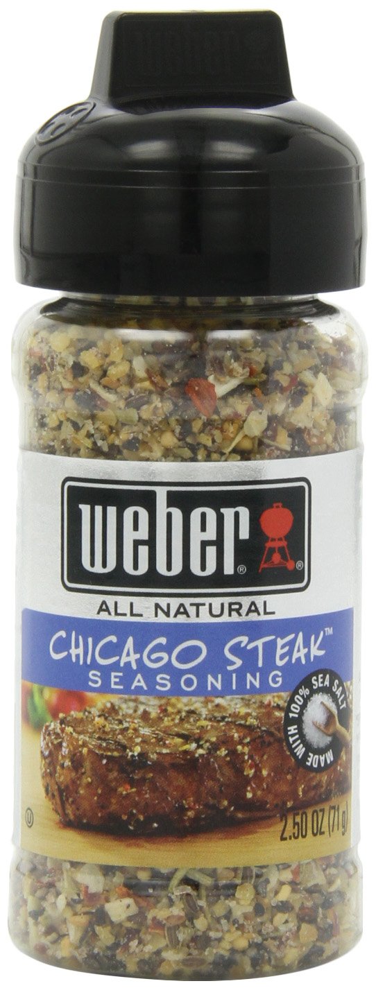 Weber Grill Seasoning Chicago Steak, 2.5Ounce (Pack of 6