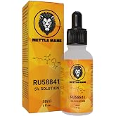 Mettle Mane - RU58841 5% Solution (50mg/ml) - DHT Blocker - Advanced Hair Loss Treatment - Anti-Androgen Hair Tonic - Promotes Hair Regrowth and Prevents Male Pattern Baldness - 30ml