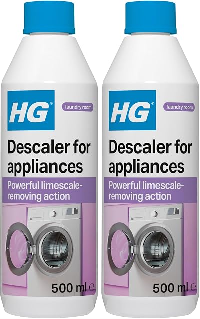 HG Descaler for Appliances 500ml Pack of 2 Kettle Coffee Machine Cleaner