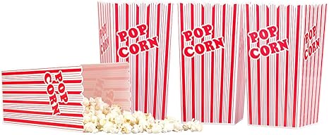 Infactory Popcorn Becher 4er Set Wiederverwendbare Popcorn Boxen 2 Liter Rot Weiss Gestreift Popcorn Becher Kunststoff Amazon De Spielzeug