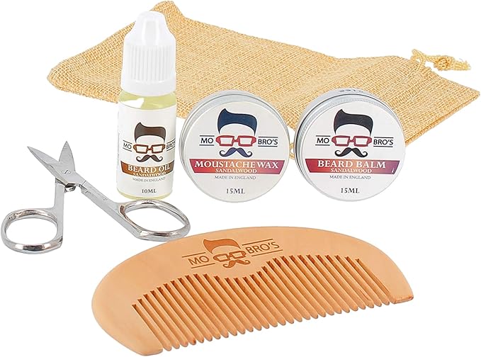 Mo Bro�s Sandalwood Starter Beard Grooming Kit Amazon.co