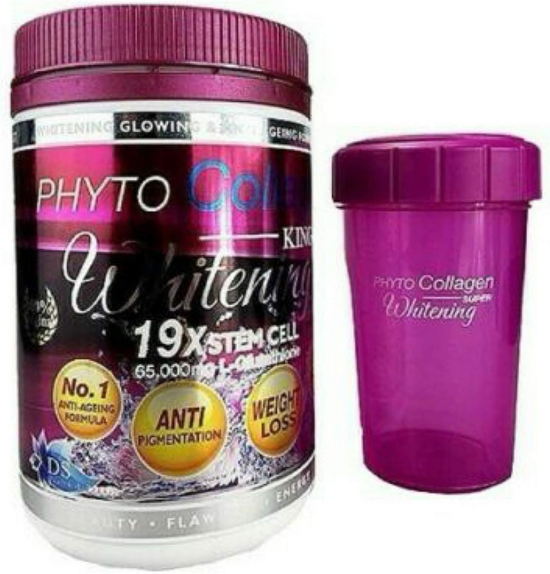 Amazon Com Phyto Collagen King Of Whitening 19x Stem Cell Anti Aging Health Personal Care