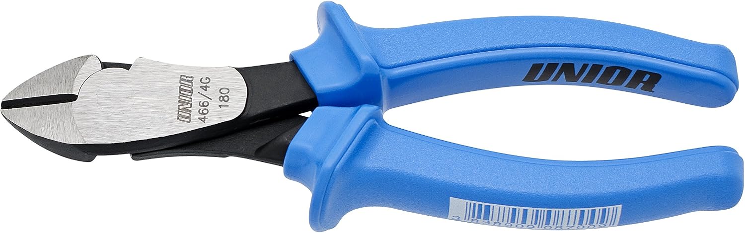 Unior 466/4G 609190 200mm Diagonal Side Cutters Black