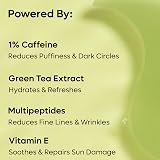 mCaffeine Green Tea Hydrogel Under Eye Patches Dark Circles Puffy Eyes Peptides view 7