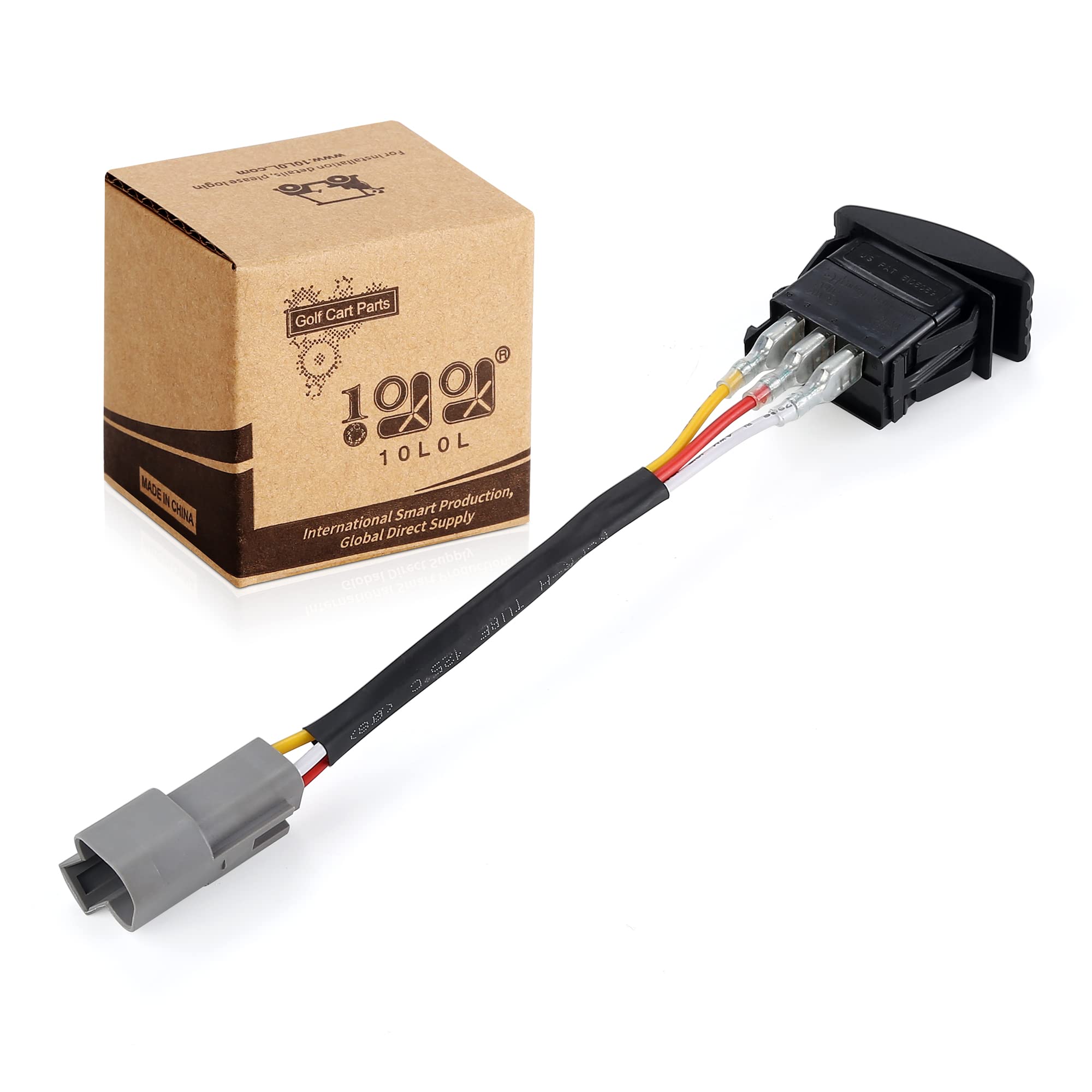 10L0L Golf Buggy F&R (Forward and Reverse) Switch with Cable for Yamaha G22, G29 Electric 2007-up JU2-H2917-00