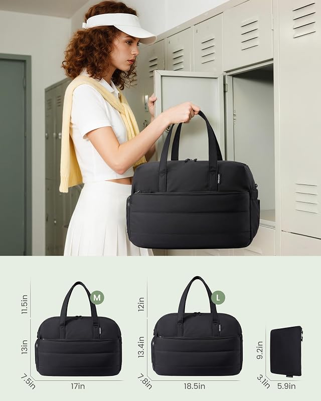 Reisetasche, Vielseitige Leichte Tragetasche für Kurzreisen, Sport & Wochenende - Wasserdichtes Nylon - Unisex