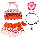 Baby Girls Adventure Bathing Suit Halter Bikini Sets Swimsuit Swimwear Princess Fancy Dress Costume Toddler