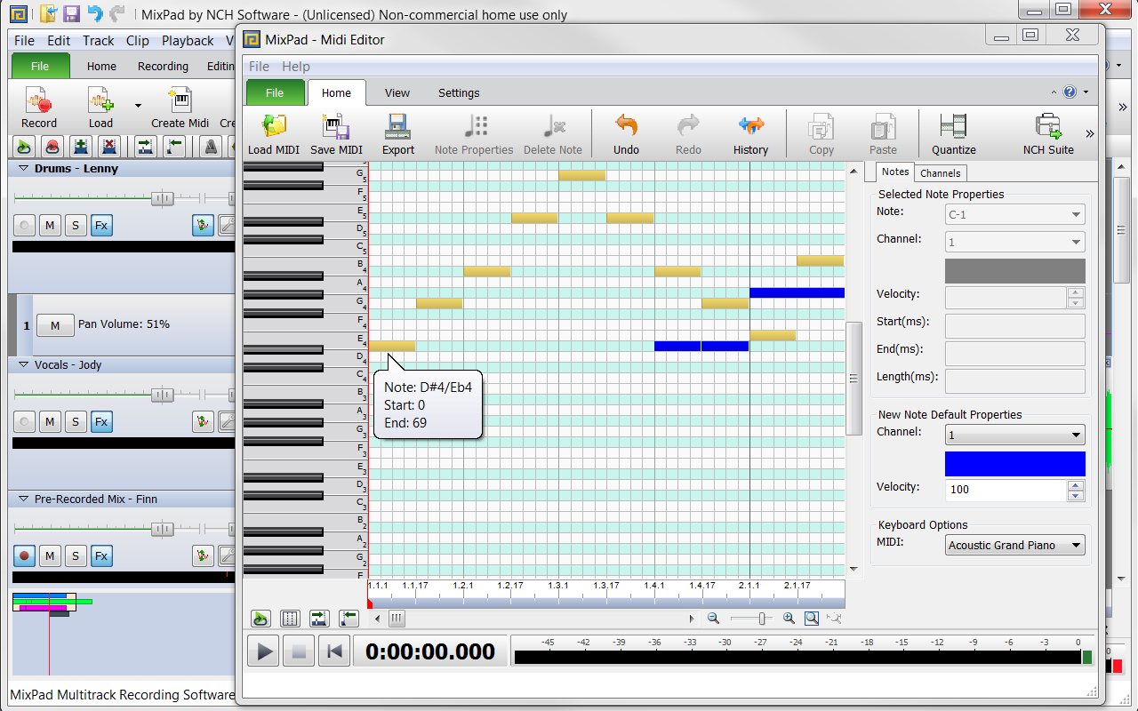 MixPad Free Multitrack Recording Studio and Music Mixing Software [Download] - Thumbnail 7