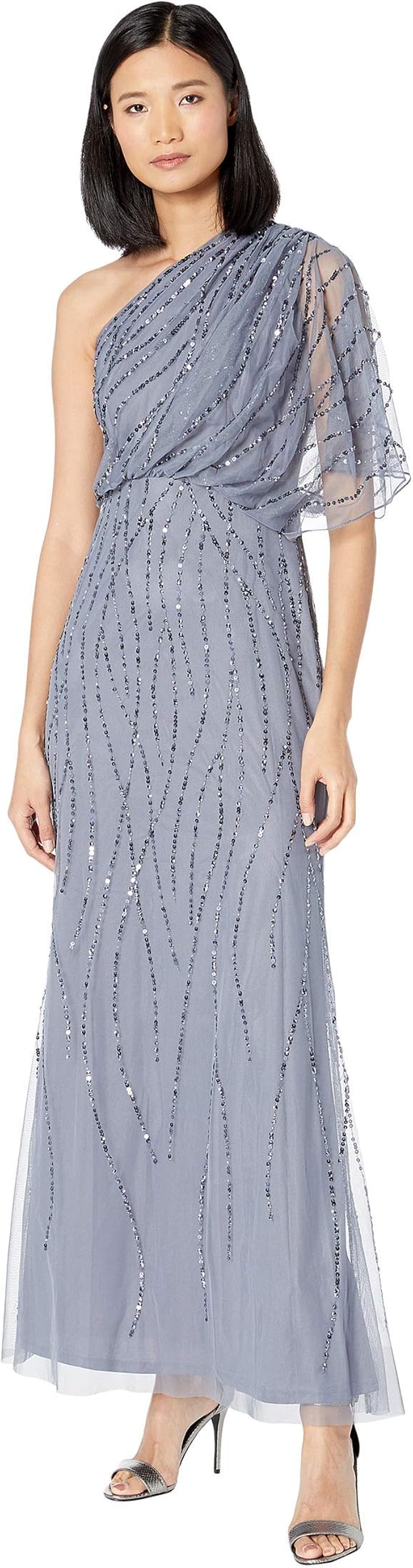amazon adrianna papell long dresses