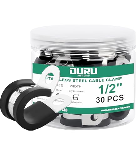 Prime-Line 5/16 In. Galvanized Cable Clamps-GD 12252 - The Home Depot