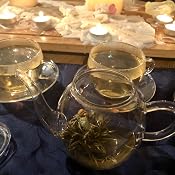 Creano Teekanne Aus Glas 0,8l - Glasteekanne Mit Glas-Sieb Und Deckel