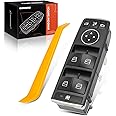A-Premium - Front Driver Side - Master Power Window Switch Compatible with 2008-2017 Mercedes-Benz C230, C250, C300, C350, C63 AMG, E350, E400, E550, GLK350, Replace# 2049055402, 2128208310