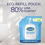 Cetaphil Gentle Skin Cleanser Eco Refill Pouch 710ml Niacinamide Soap Free view 2