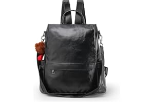 CHERUTY Women Backpack Purse PU Leather Anti-theft Casual Shoulder Bag Fashion Ladies Satchel Bags