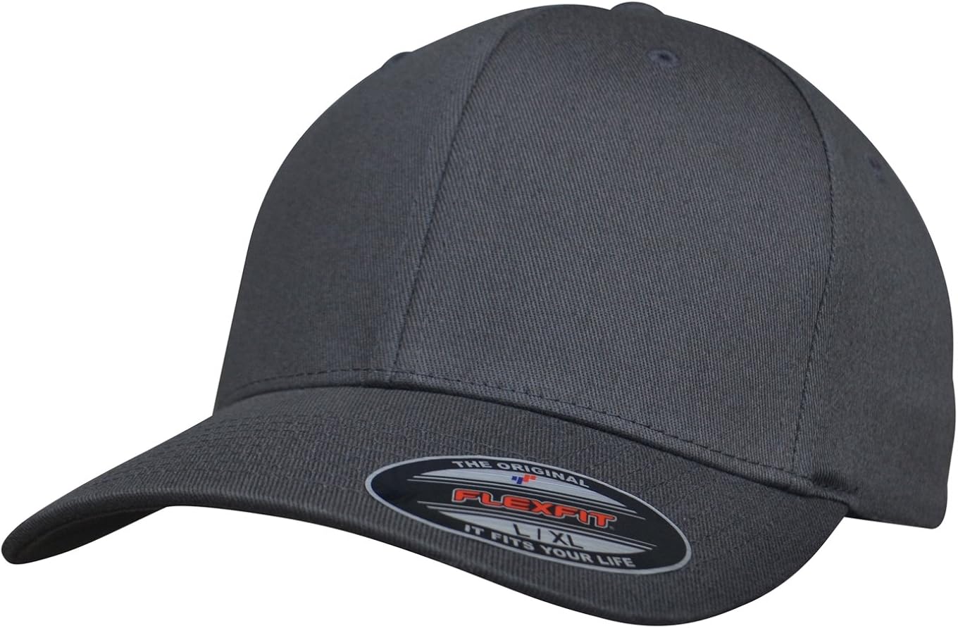 Blank VFlexfit Cotton Twill Fitted Baseball Hat Stretch Fit