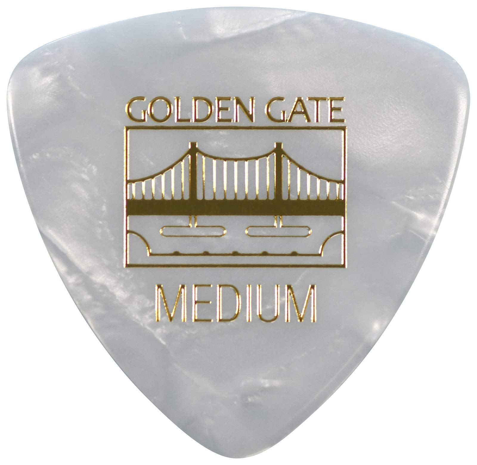 Golden Gate MP-405 Triangle Shape Guitar Picks, 0.75 mm Thickness, Pearloid