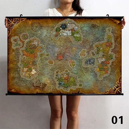 TS.13 Wow World Off Warcraft Wandposter Malerei Home Decor Wasserdichte Kunstdruck Ungerahmt