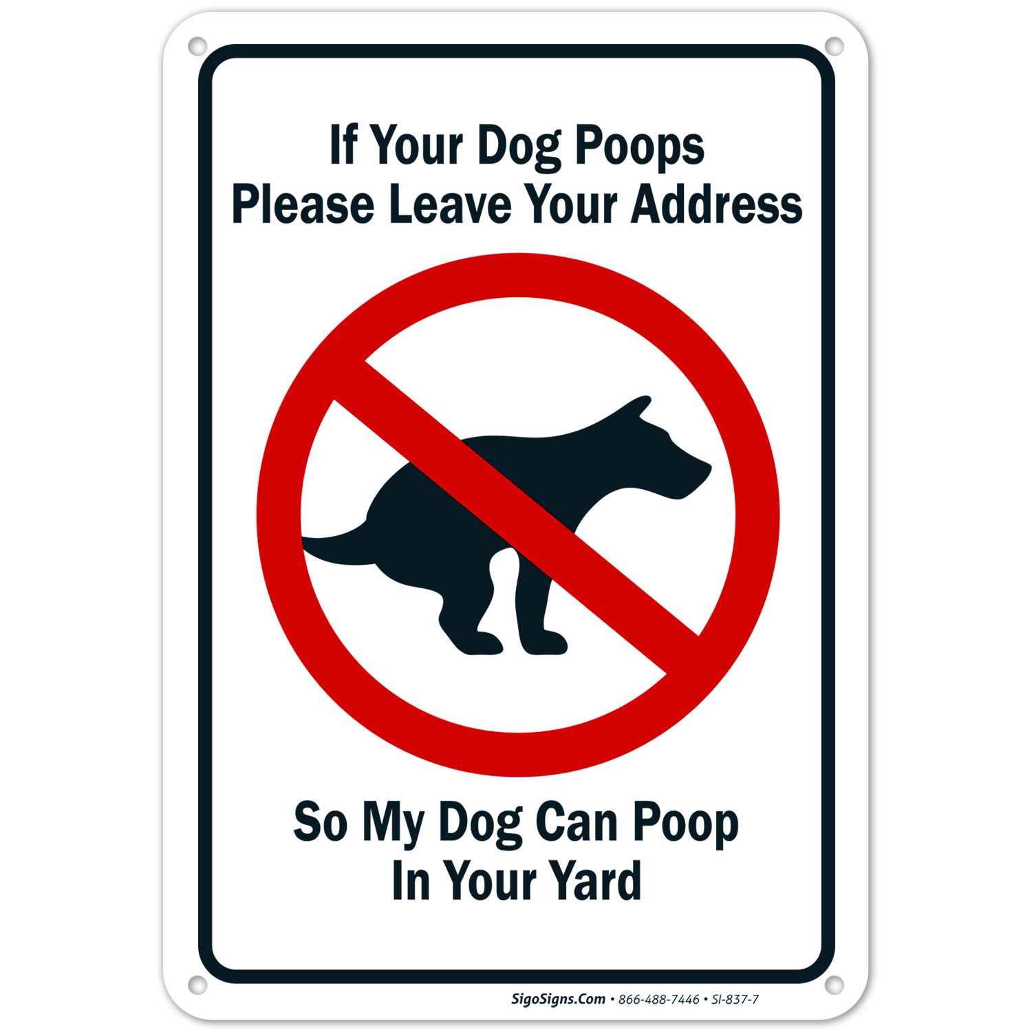 dog poop signs free