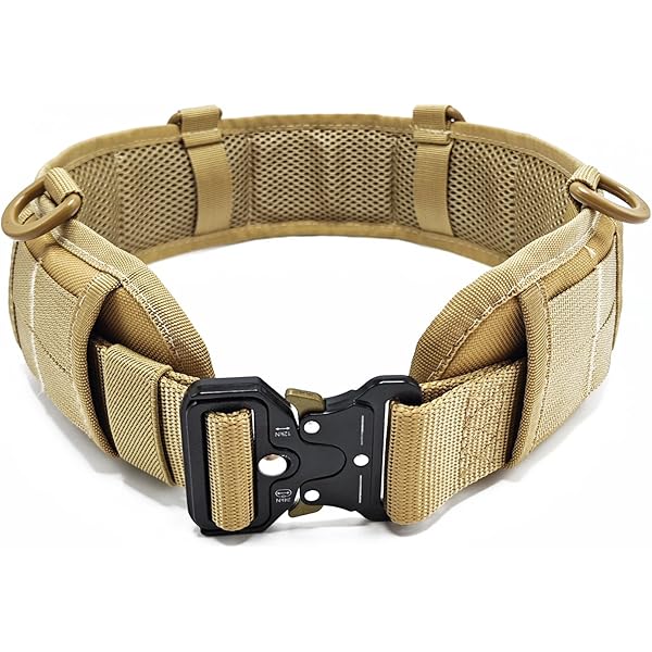 Amazon.com: PEXL Tactical Belt Molle with 5 Pouch, Quick Release