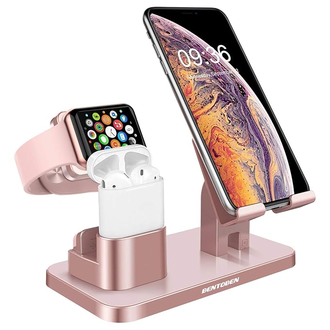 BENTOBEN 3-in-1 Charging Stand, Universal Charging Dock ...