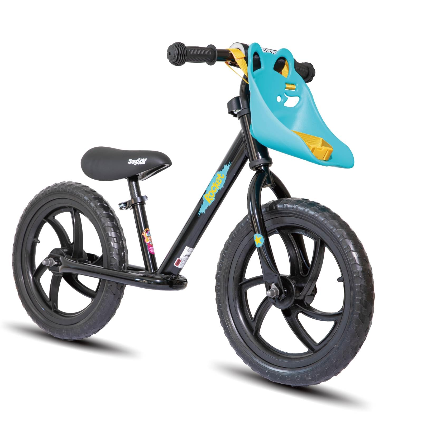 JOYSTAR 12/14 Inch Kids Balance Bike for 18months-5 Years Old Boys Girls, Lightweight Toddler Balance Bikes with Footrest and Handlebar Basket or Doll Seat