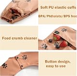 PewinGo Weaning Bib with Long Sleeves 2PCS Waterproof Baby Burp Coverall Bibs view 6