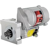 Power Master 9526 Starter, XS Torque, 4.4:1 Gear Reduction, Natural, 168 Tooth Flywheel, Straight/Staggered Mount, Compatible with Chevy V8, Each