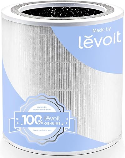 Levoit Core 400S-RF Replacement Filter HEPA Activated Carbon Pre Filter White