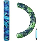 Inflatable Swimming Noodles Set - 2 Pack Fabric Covered Pool Floats for Adults, Pool Noodles Curved Swimming Pool Float for Adult Summer Beach Party Vacation Pool Sea Beach Lake