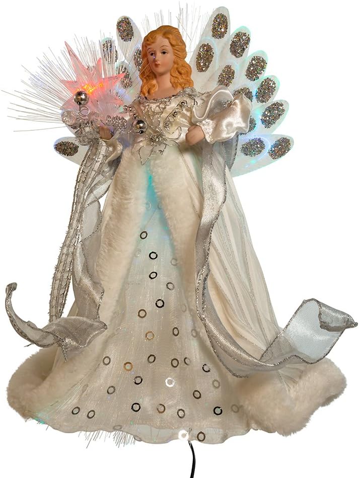 Kurt Adler LED Fiber Optic Angel 