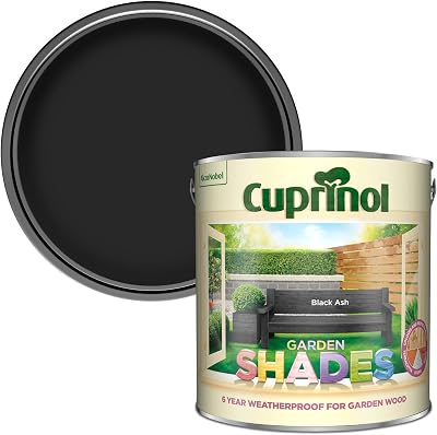 Cuprinol Garden Shades Exterior Woodcare Black Ash 2.5L